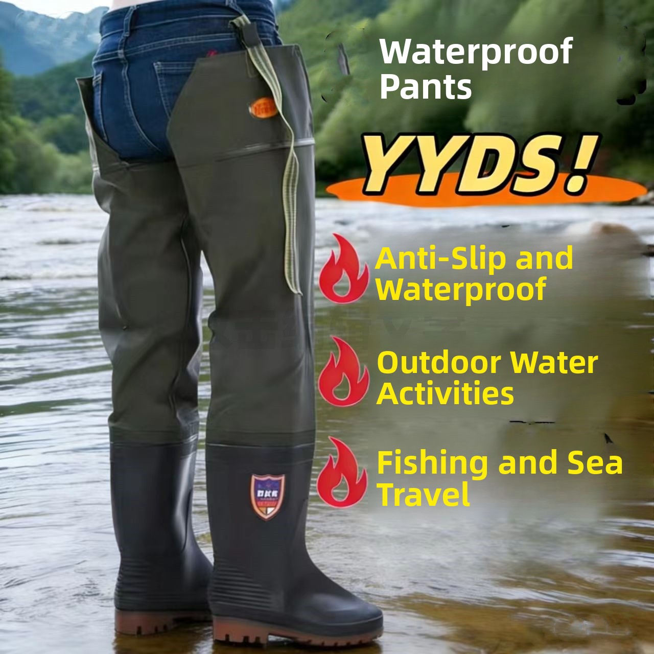 Kalınlaştırılmış Diz Üstü Yağm - Fishing Pants Waterproof incelemesi ve fiyatı