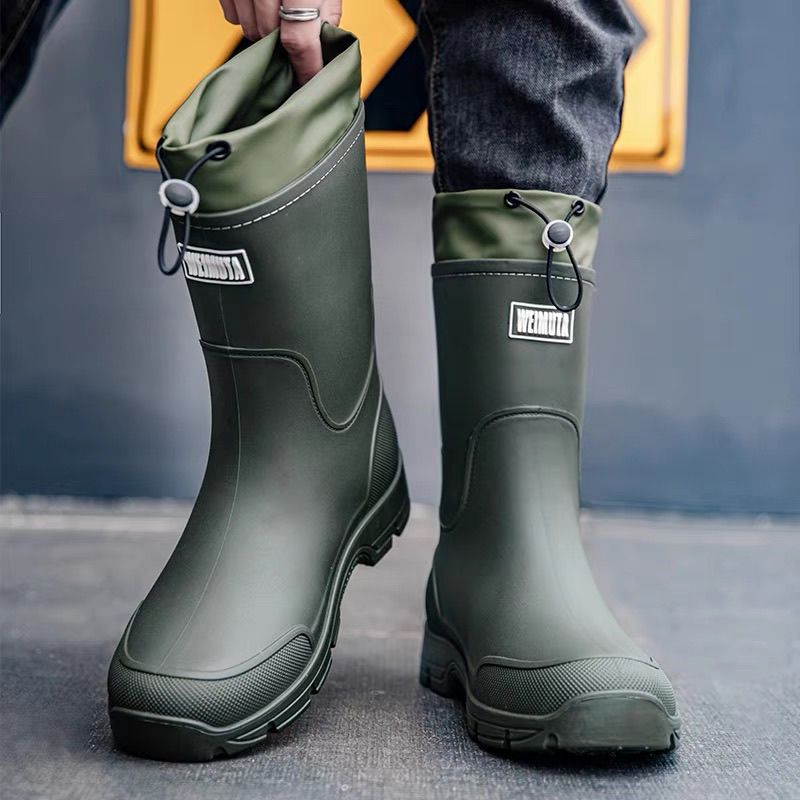 Unisex yağmur çizmeleri moda o - Fishing Boots incelemesi ve fiyatı